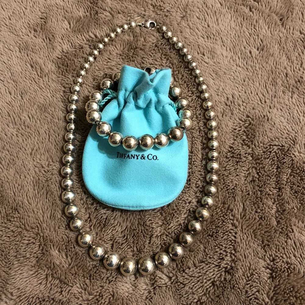 Tiffany necklace and bracelet set.